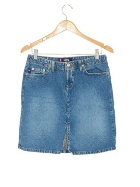 BONGO Vintage Hipster Denim Skirt Waistless Size 7